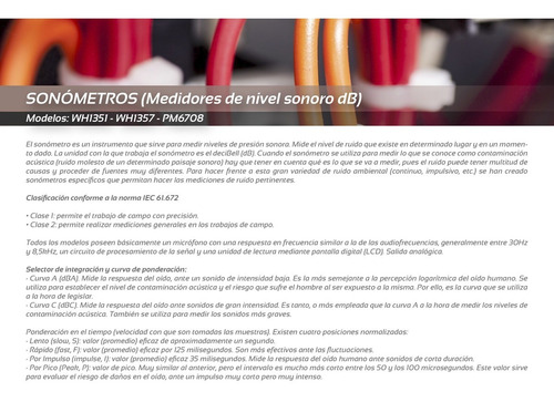 Imagen 3 de 8 de Decibelimetro Digital Medidor De Nivel Sonoro Baw Wh1357