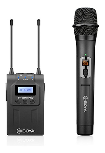 Microfono Inalambrico Boya Wm8 Pro K3 Mano + Receptor