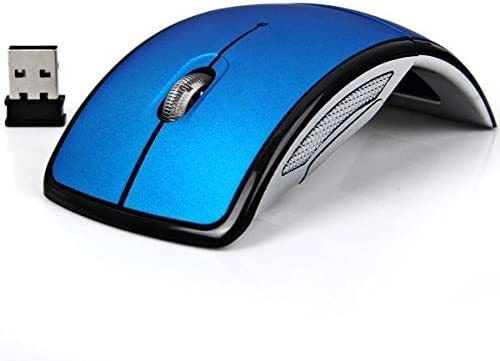 Mouse Plegable Inalámbrico De 2,4 Ghz + Usb 2.0 Receptor