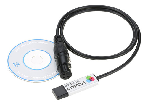 Lixada Usb A Dmx Adapter Led Interface Dmx512 Ordenadory