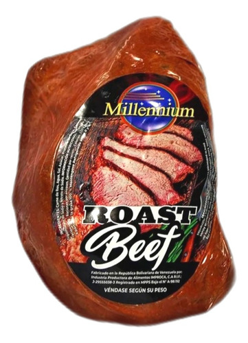 Roast Beef Millennium Por Kg Por Pieza 0312 Ml.