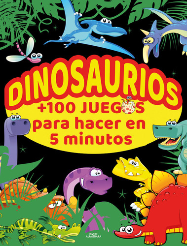 Libro Dinosaurios +100 Juegos Para Hacer En 5 Minutos - V...