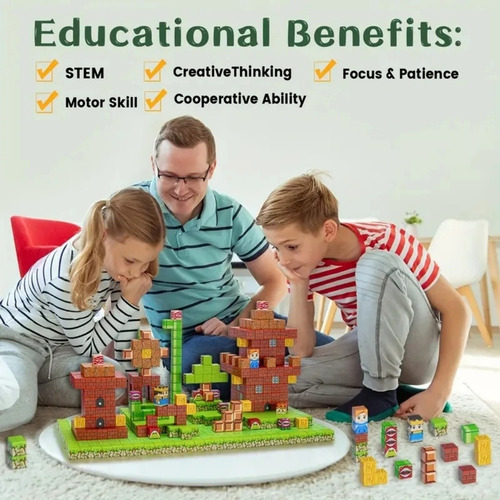 Set De Inicio Stem Building Blocks Games Para Niños, Regalo