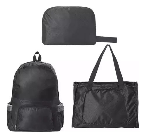 Morral Maleta Bolso Mujer Y Niña Plegable 3 En 1 