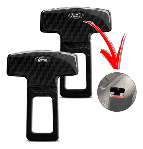 Par Trava Fivela Cinto Segurança Anti Apito Ford Ka Fusion