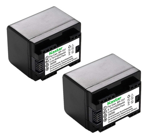 Batería De Bp-727 2pack Para Canon Vixia Hf R300 R400 R500 R