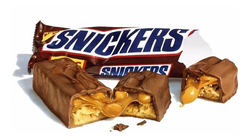 Chocolate Snickers Caixa Display 900 Gr - 20 Unidades De 45g