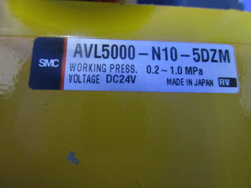 New Smc Soft Start Up Valve Avl5000-n10-5dzm Dc24v 0.2-1 Ccm