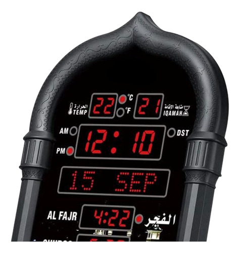Azan Clock Reloj Despertador Musulmán, Reloj De Pared,