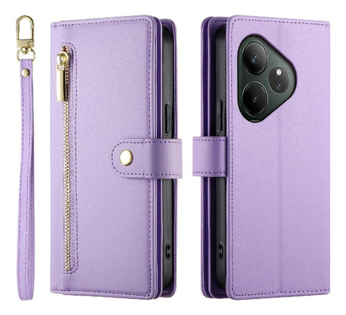 Funda Abatible For Realme Gt6 5g Con Ranuras For Tarjetas