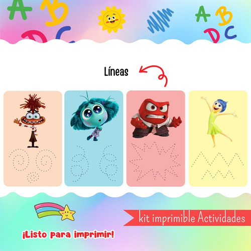 Kit Imprimible Actividades Jardín Y Preescolar Educativo