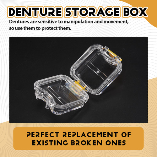 Caja De Dientes De Plástico Para Dentaduras Postizas De 10 P