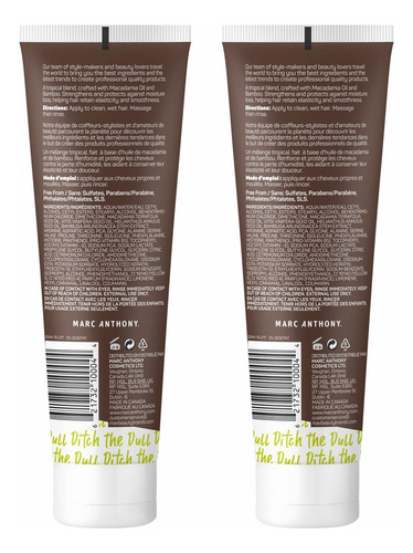 Repairing Macadamia Oil Acondicionador 250ml 2pack Por Marc Anthony True Professional