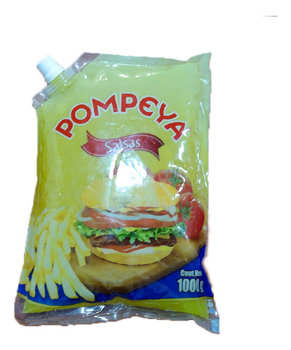 Salsa De Piña Bolsa 1000g Pompeya Cj 12 - g a $9