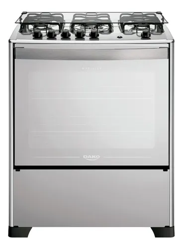 Fogão 5 Bocas Dako Magister Espelhado Mesa Inox Style Bivolt Cor ...