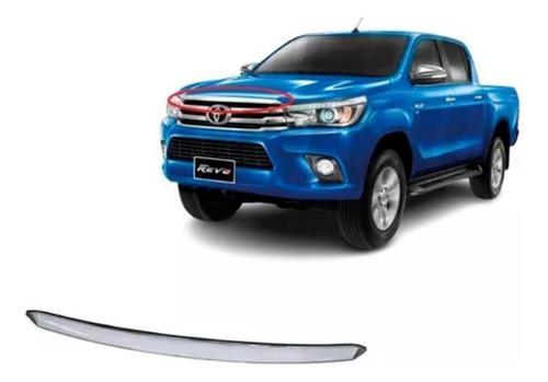 Moldura Capot Cromada Toyota Hilux Revo 2016 - 2018