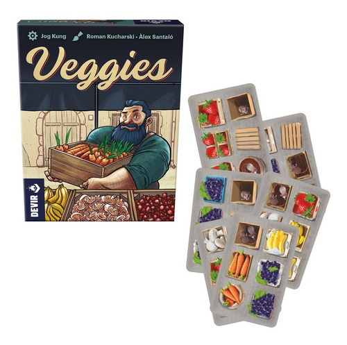 Imagen 3 de 4 de Veggies -juego De Mesa - Español