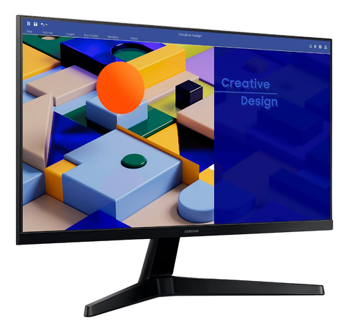 Monitor Plano Samsung 24 Fhd Led Ips 75hz 5ms Hdmi Freesync