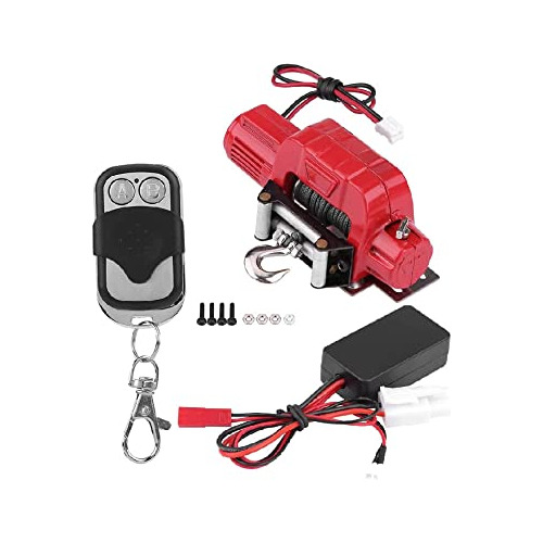 Jkahobby 1/10 Rc Winch, Rc Metal Electric Winch Para 6xwnt