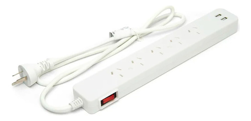 Prolongador M5 1,3m Con Interruptor Térmico Y 2 Usb Sica 