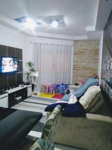 Imagem 9 de 21 de Sobrado Residencial Em Santo André Sp (bela Vista) Com 116 M², Imóvel Com 03 Dormitórios/ 02 Suites, 02 Vaga De Garagem E Cozinha Grande Com Armários. - So0044 - 34967181
