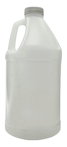 Botella Poli Redonda Medio Galon 1.89lt Con Tapa (10 Pza)