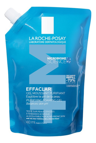 La Roche® Effaclar Gel Moussant Recarga De 400 Ml