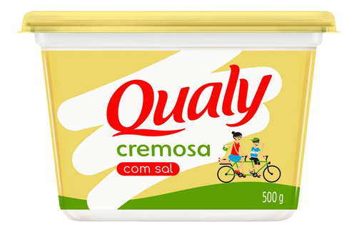 Margarina Cremosa com Sal Qualy Qmix Pote 500g