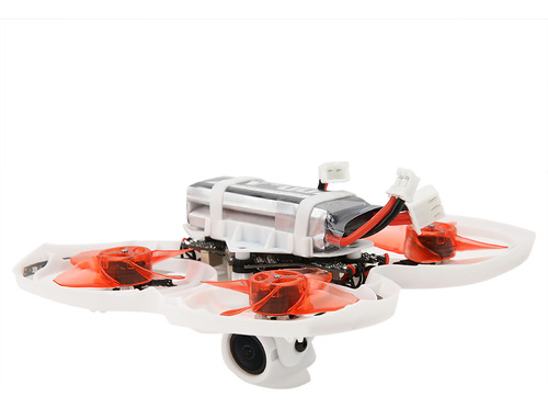 Dron De Carreras Fpv De 75 Mm Blanco Con Led Para Runcam Nan