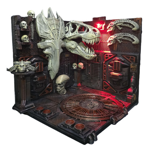 Predator Diorama Para Figuras Escala Neca