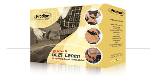 Prodipe Gl-21 micrófono Para Guitarra Acústica & Ukelele