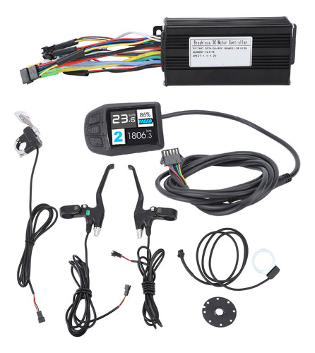 Controlador De Motor De Bicicleta Eléctrica 26a, Pantalla Uk