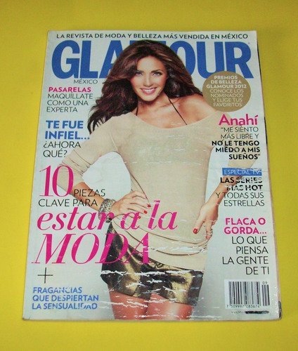 Anahi Revista Glamour 2012 Rebelde Con Detalles Leer 