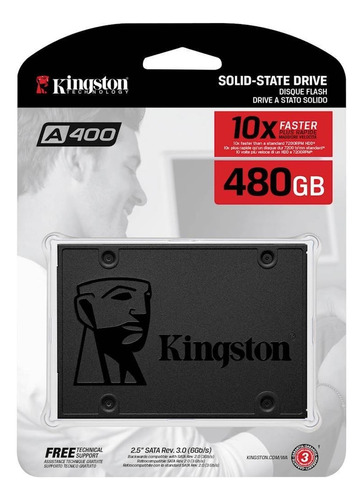 Disco Duro Solido Kingston Ssd 480gb 2.5'' Laptop Sata 3