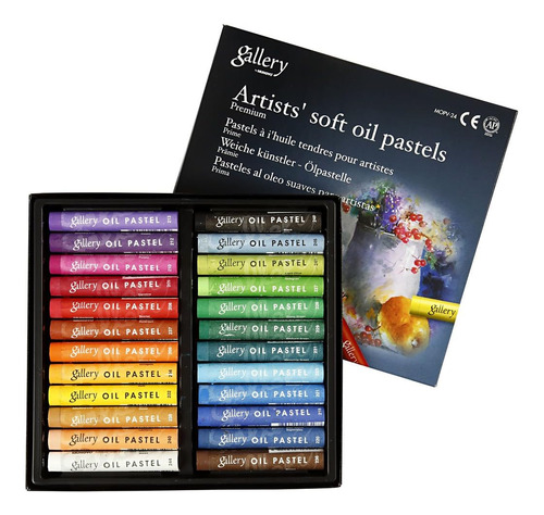 Soft Oil Pastels Set De 24 - Colores Surtidos