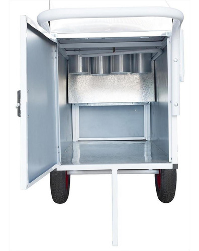 Imagem 3 de 5 de Carrinho De Lanches Luxo Com Rodas Pneumática Xdlp008 Armon