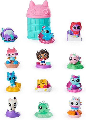 Juego Set  Minifiguras X 12 Gabby's Dollhouse  Meow-mazing 