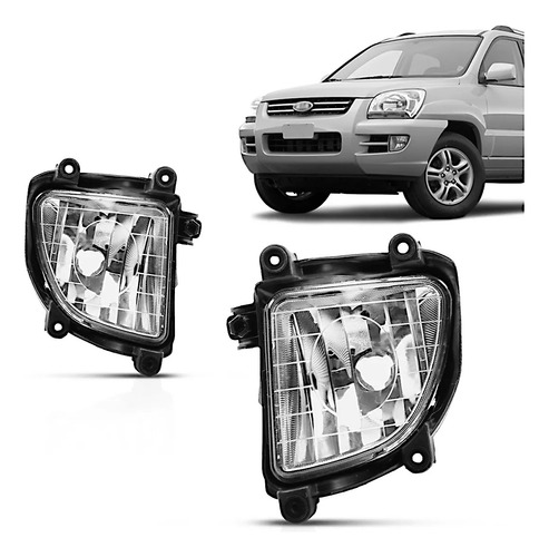 Par Farol Auxiliar Milha Sportage 2006 2007 2008 2009