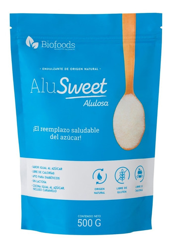 Alulosa En Polvo 500 Gr. Biofoods. Agro Servicio.