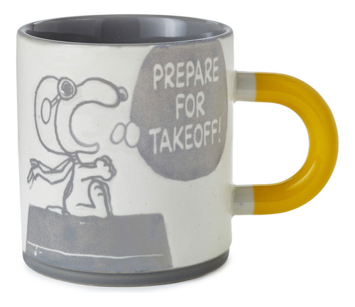 Taza Peanuts® Flying Ace Snoopy, 15 Oz. Color Multicolor Flying Ace Snoopy