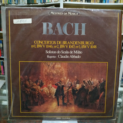 Vinil (lp) Concertos De Brandenburgo N°1, Lp - Bach