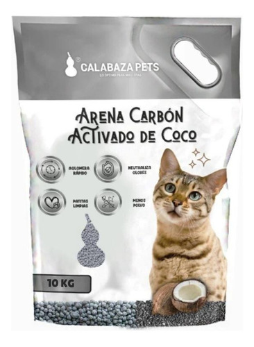 Arena Calabaza Carbon Activado X 10 Kg