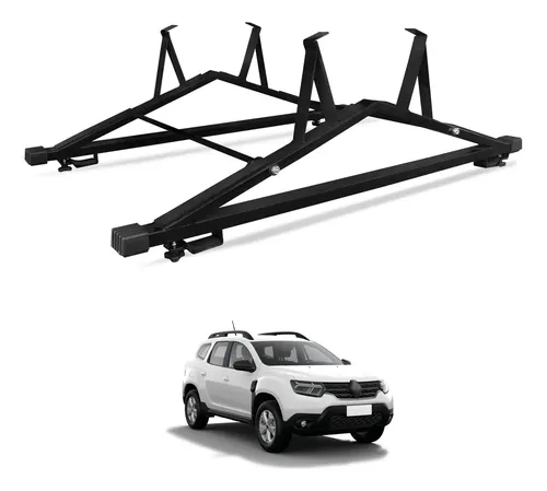 Duster Rack Teto Rack Suporte Teto Porta Escadas Universal Duster, Parati Preto | Frete ...