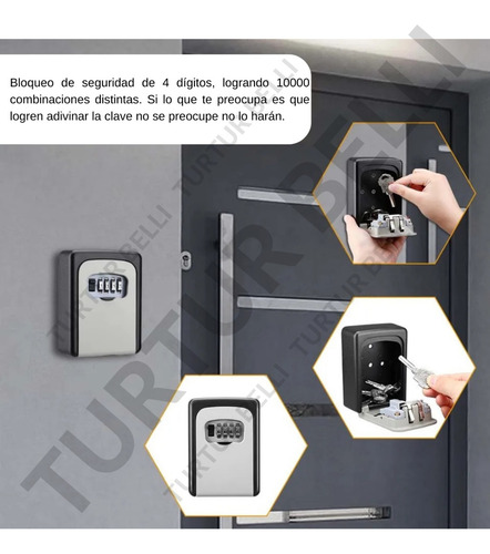 Caja Fuerte De Almacenamiento De Llaves O Tarjetas De Acceso