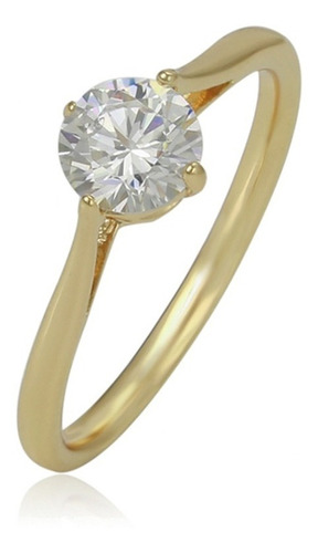 Anillo Oro 14k Lam Compromiso Pareja Promesa Mujer Regalo