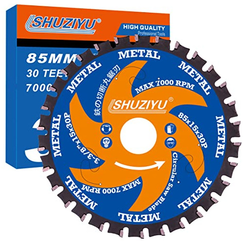 3-3/8  (85 Mm)-30t, Hoja De Sierra Circular Trabajo Met...