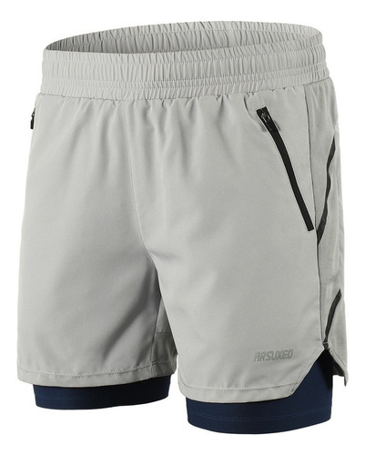 Arsuxeo Hombres Movimiento Shorts Ventilación Quick Dry