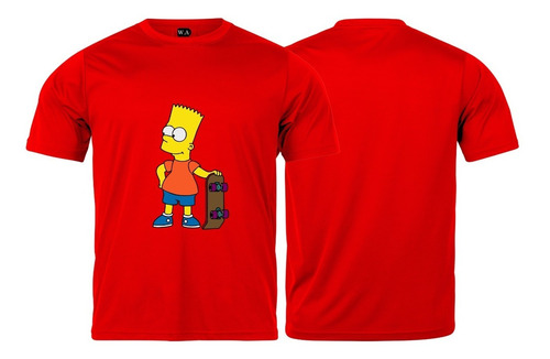 Camisa Camiseta Bart Skate Skatista Simpson Otima Qualdiade