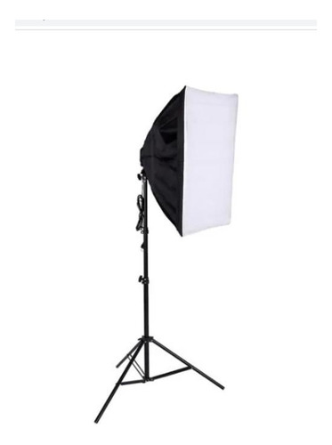 Kit Luz Contínua Soft Box 50 X 70 Soquete E27 Tripe 2m