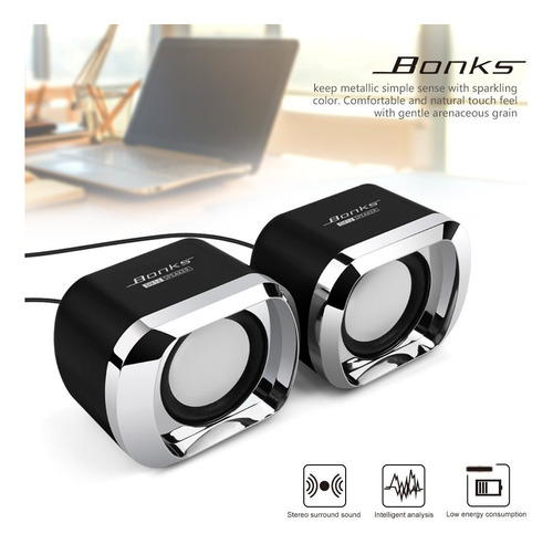 Altavoces De La Computadora Bebombasics Sp20 Multimedia Usb